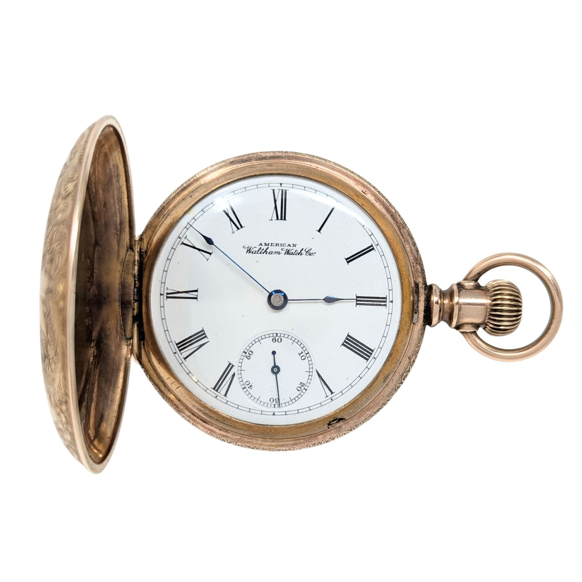 Waltham Grade-1 Model-1883 18s 7j Elk Hunter GF Pocket Watch (Running)