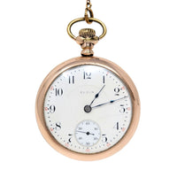 Elgin 1908 Grade-336 Model-5 GF 18s 17j Pocket Watch (Running)