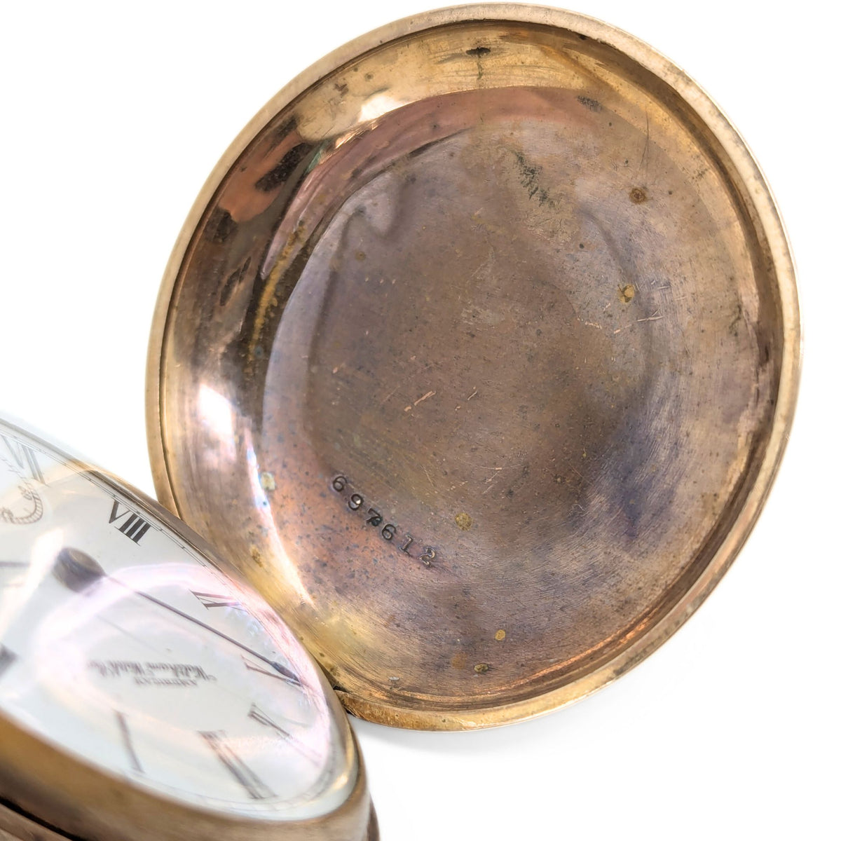 Waltham Grade-1 Model-1883 18s 7j Elk Hunter GF Pocket Watch (Running)