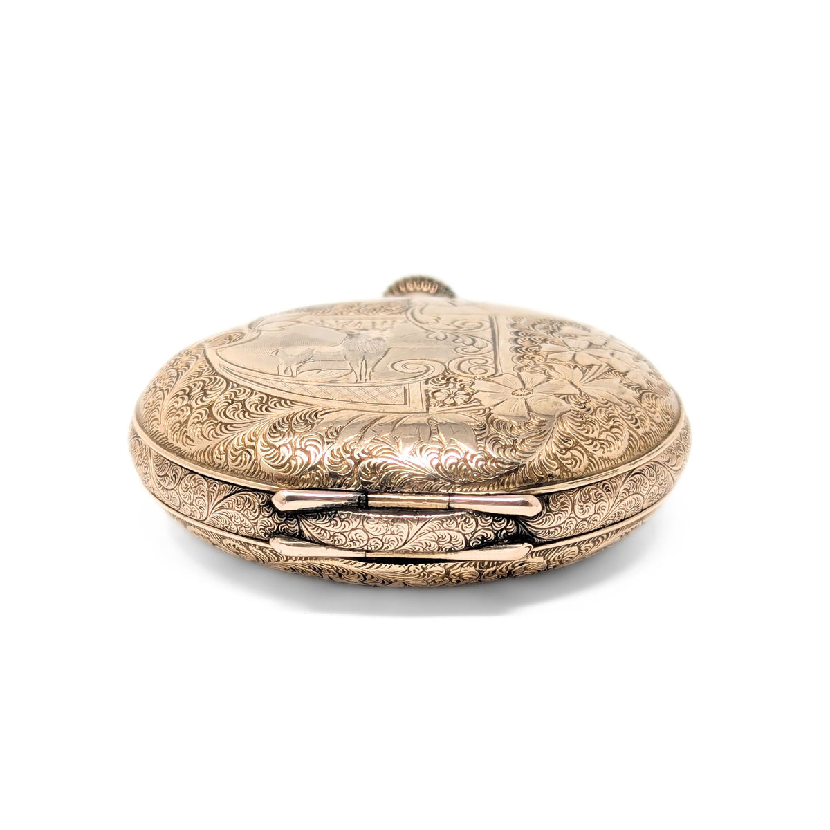 Waltham Grade-1 Model-1883 18s 7j Elk Hunter GF Pocket Watch (Running)