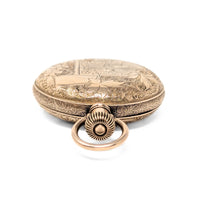 Waltham Grade-1 Model-1883 18s 7j Elk Hunter GF Pocket Watch (Running)