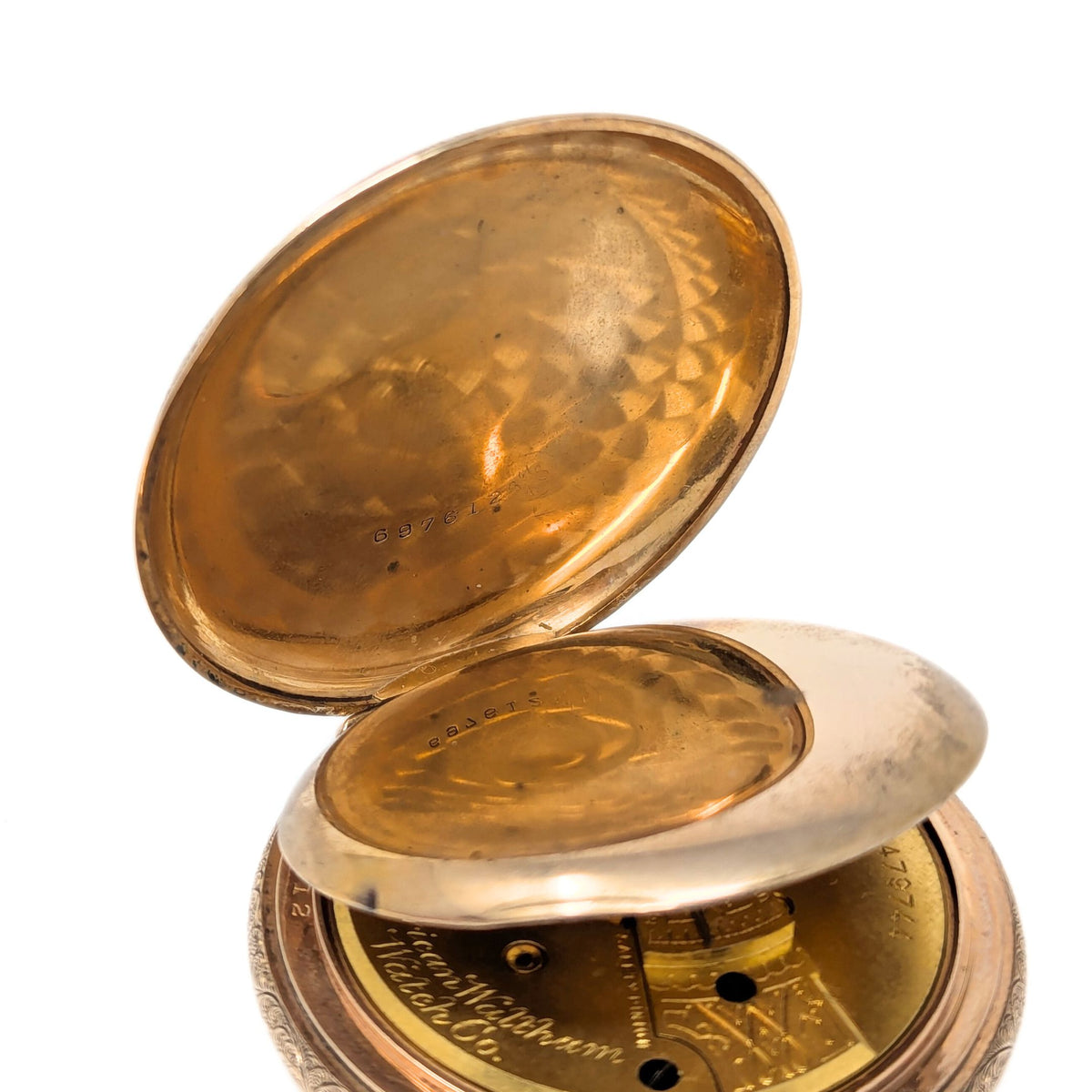 Waltham Grade-1 Model-1883 18s 7j Elk Hunter GF Pocket Watch (Running)