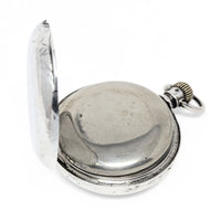 American Watch Co Sterling 1883 18s 7j Coin Silver Pocket Watch (Running)