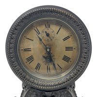 Seth Thomas 1910 Metal Mantel Alarm Clock - Not Working