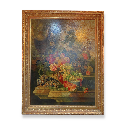 Vintage Still Life Painting by "Walker"