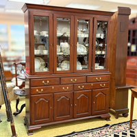 Henkel Harris Mahogany 2pc China Cabinet