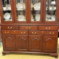 Henkel Harris Mahogany 2pc China Cabinet