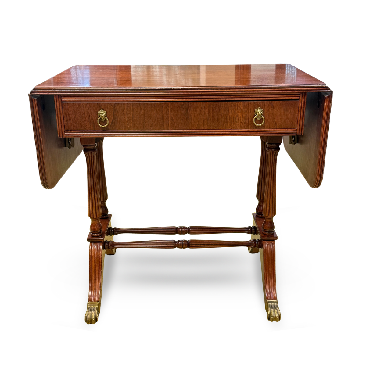 Vintage Sheraton Cherry Petite Library Table