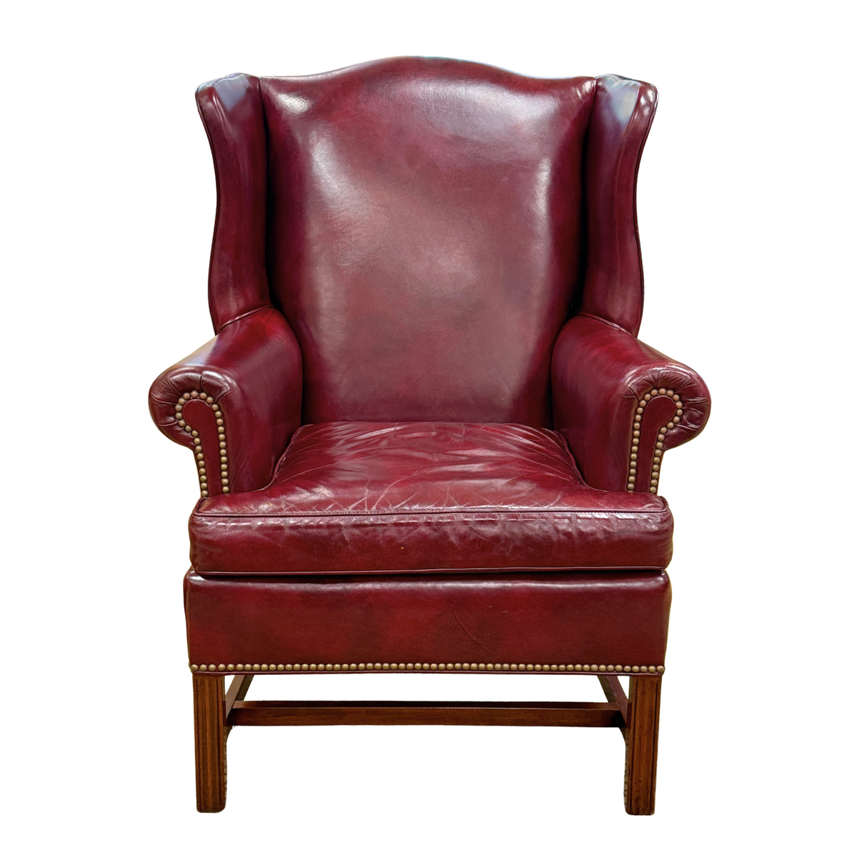 Hancock & Moore Williamsburg Leather Wingback Chair