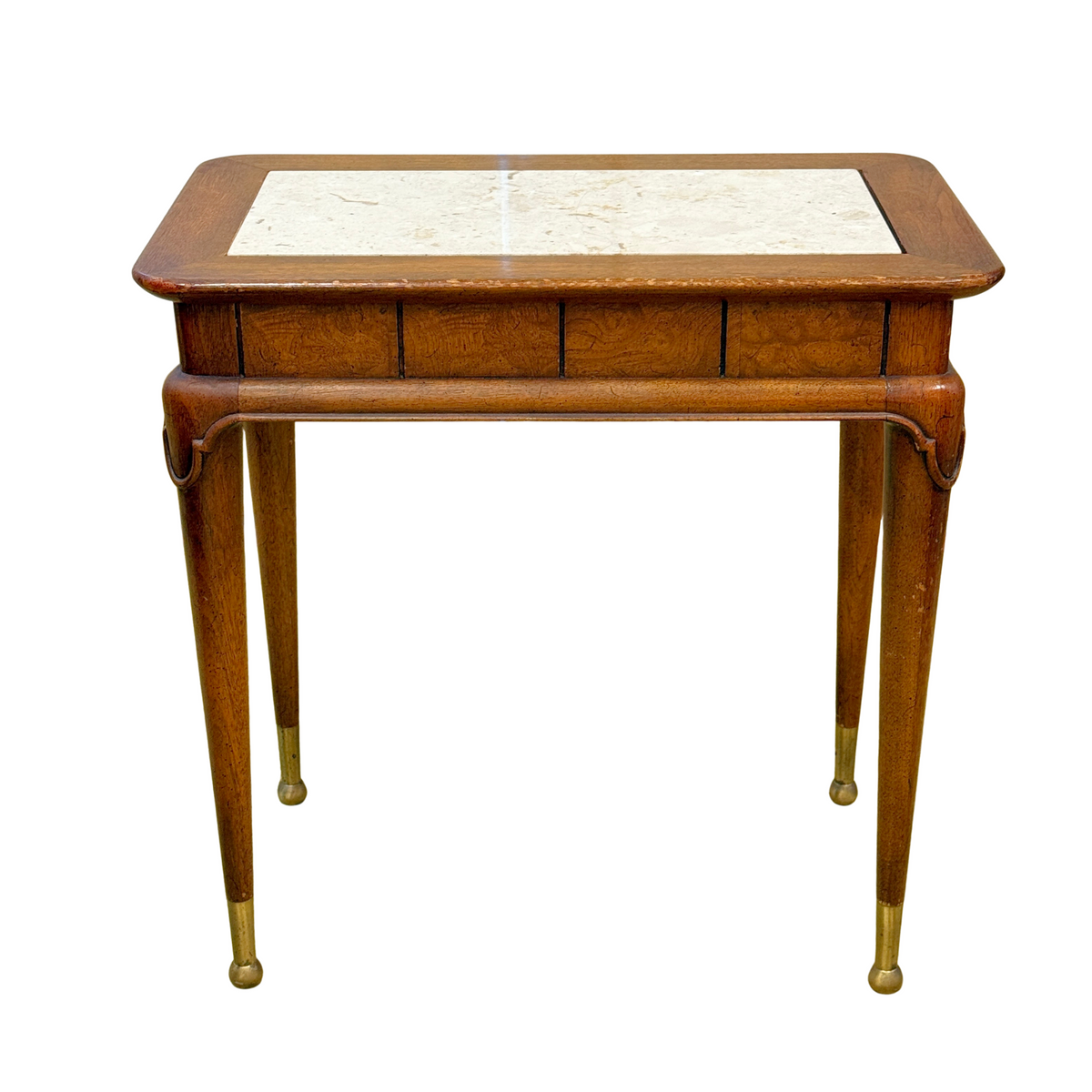 Weiman 1940's Marble Top End Table