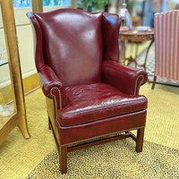 Hancock & Moore Williamsburg Leather Wingback Chair