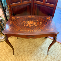 Louis XV Rosewood Marquetry Center Table