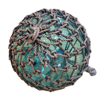 11" Hand-Blown Glass Japanese Fishing Buoy ca. 1950