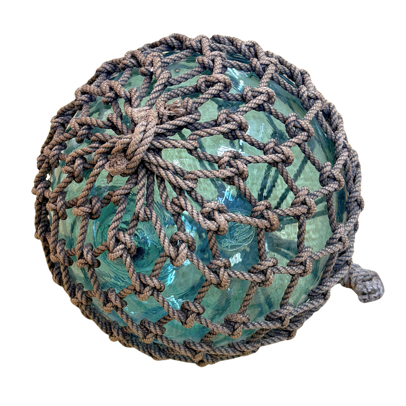 11" Hand-Blown Glass Japanese Fishing Buoy ca. 1950