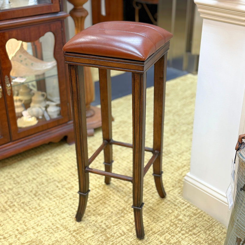 32" Leather Barstool