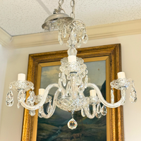 Vintage Crystal 5-Light Chandelier