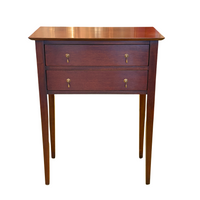 Salem Square Mahogany Federal Two Drawer End Table
