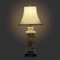 Mid-Century Nathan Lagin Asian Ceramic Lamp