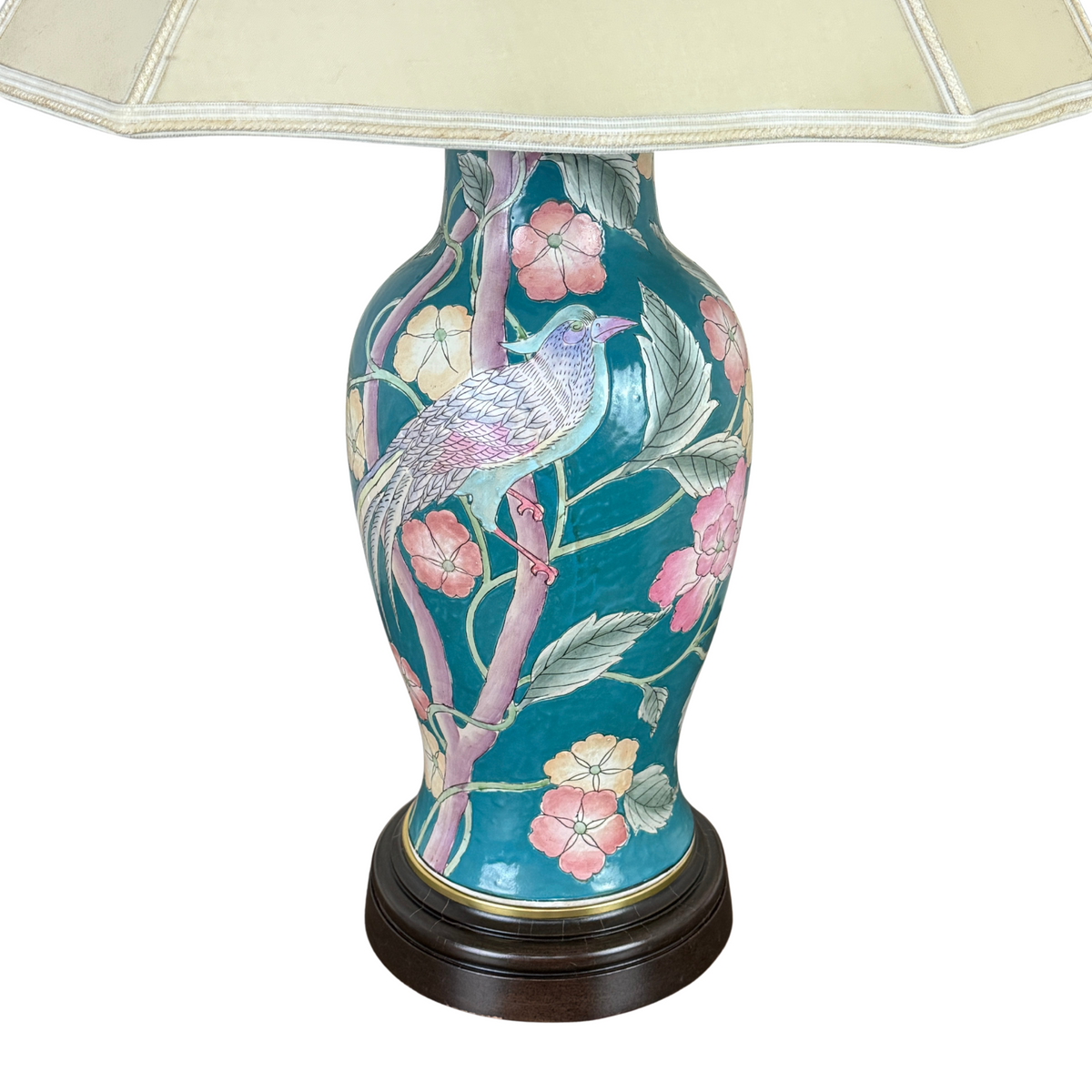 Vintage Colonial Williamsburg Stuberron "Bird of Paradise" Lamp
