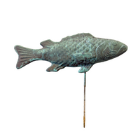 Vintage Copper Codfish Weather Vane
