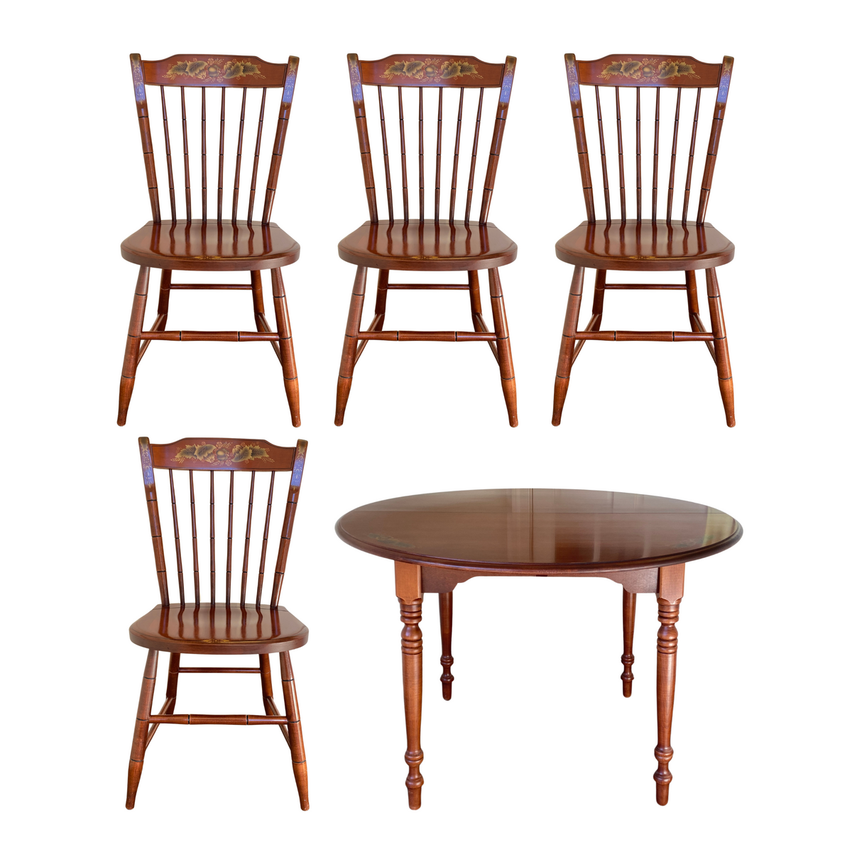 The Hitchcock Chair Co. Eastham Extension Dining Table & Chairs