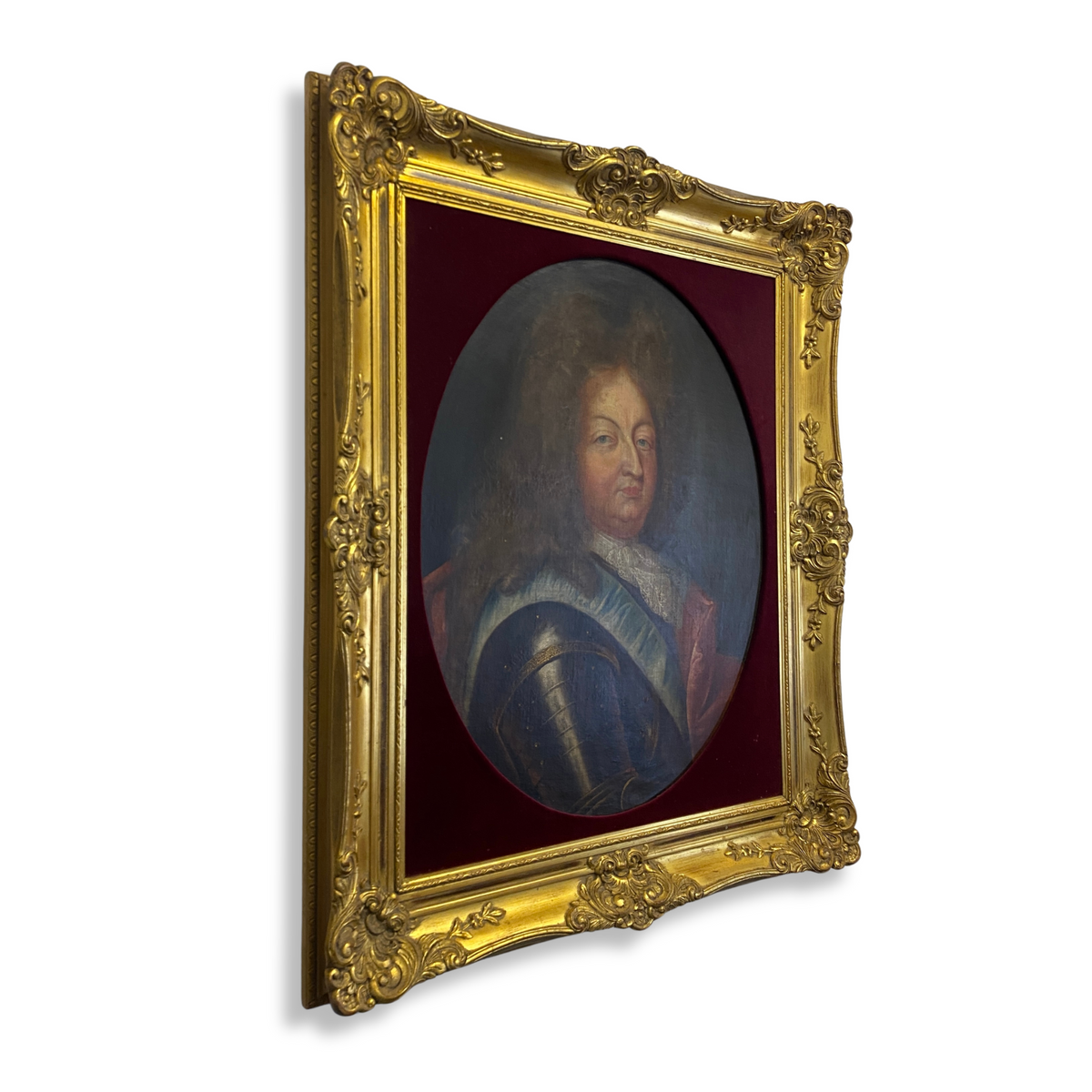 French School Portrait of Louis XIV after Hyacinthe Rigaud, ca. 1750