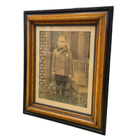 Antique Framed Pastel Portrait