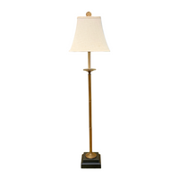 Summerour Brass Candlestick Floor Lamp