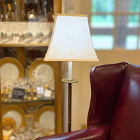 Summerour Brass Candlestick Floor Lamp