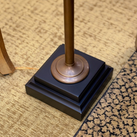 Summerour Brass Candlestick Floor Lamp