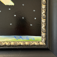 "Vino on High Velvet Dark Night Sky" Oil on Canvas by Martin LaBorde, 2008