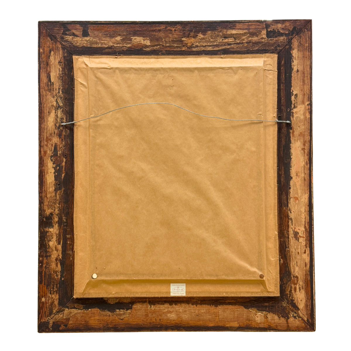 Antique Framed Pastel Portrait