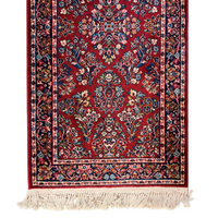 Karastan "Red Sarouk" #700/785 Runner 2’6” x 12’