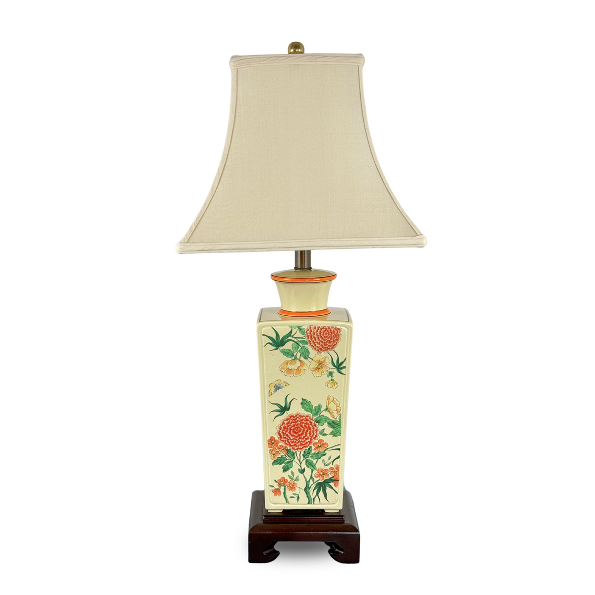 Mid-Century Nathan Lagin Asian Ceramic Lamp