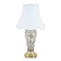 Waterford "Killeen" Crystal & Brass Table Lamp