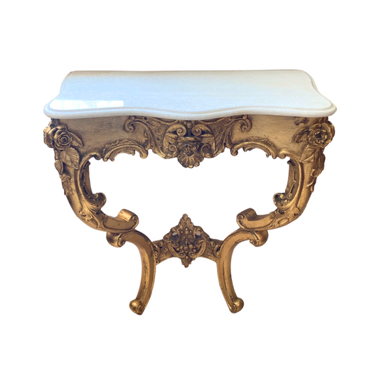 18th C. Gilt French Wall Table