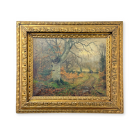 Autumnal Landscape Oil on Canvas by William Temple Muir, ca. 1890