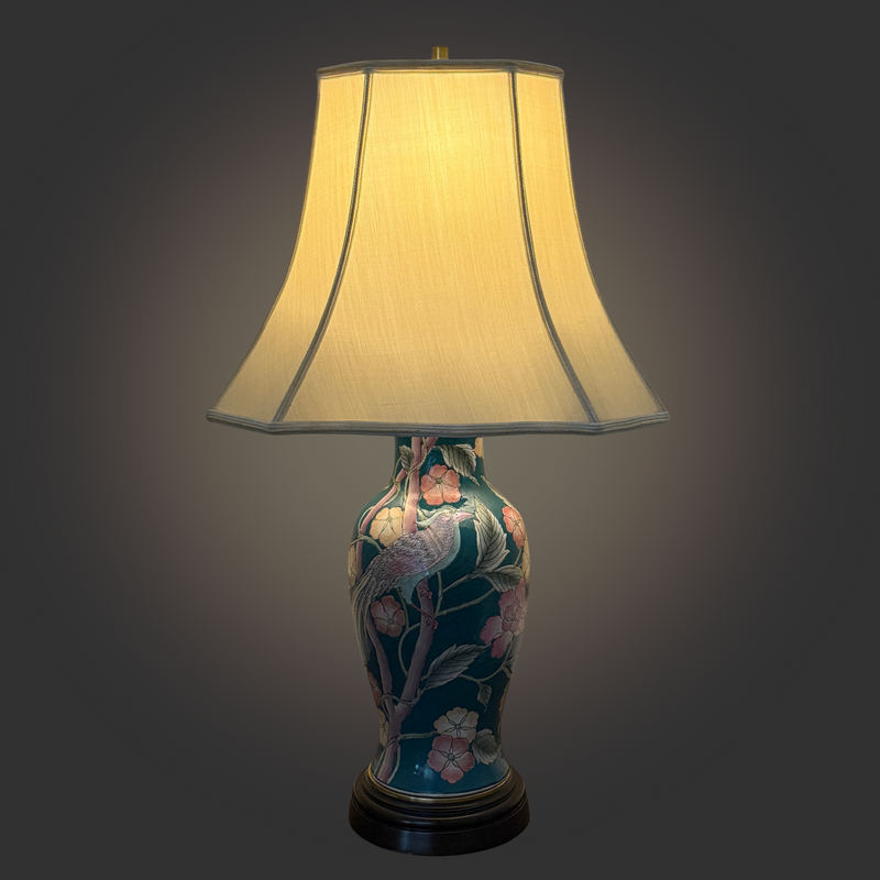 Vintage Colonial Williamsburg Stuberron "Bird of Paradise" Lamp