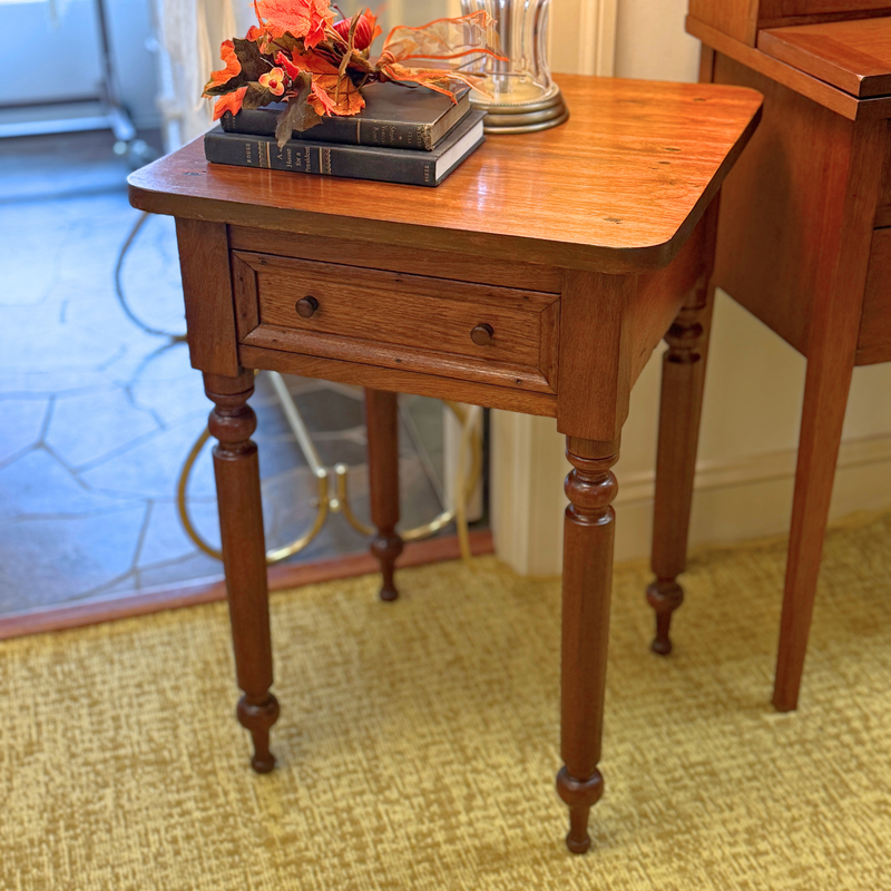 Antique Walnut Work Stand