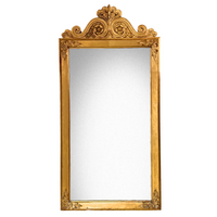Antique Italian Gilt Rosette Pier Mirror