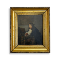 "The Man Writing a Letter" after Caspar Netscher, 17th C.