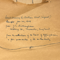 Pencil Sketch on Paper by William Henry Hunt, ca. 1830