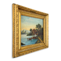 Oil on Canvas River Landscapes by Brielmayer (Pair), 1894