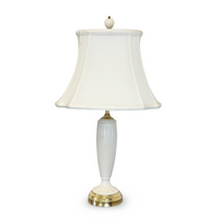 Lenox Porcelain & Brass Petite Table Lamp