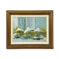 Original Impressionist Oil on Canvas by Jean Lay Sauls, ca. 1970