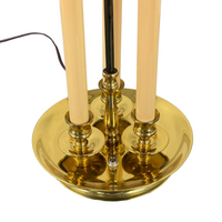 Mid-Century Bouillotte Style Table Lamp w/ Metal Shade