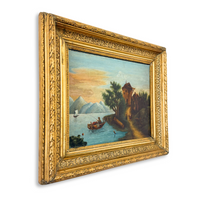 Oil on Canvas River Landscapes by Brielmayer (Pair), 1894