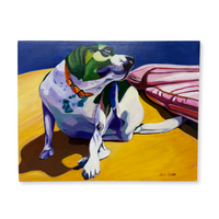 "Beagle" Oil on Canvas by Adele Castillo, 2006