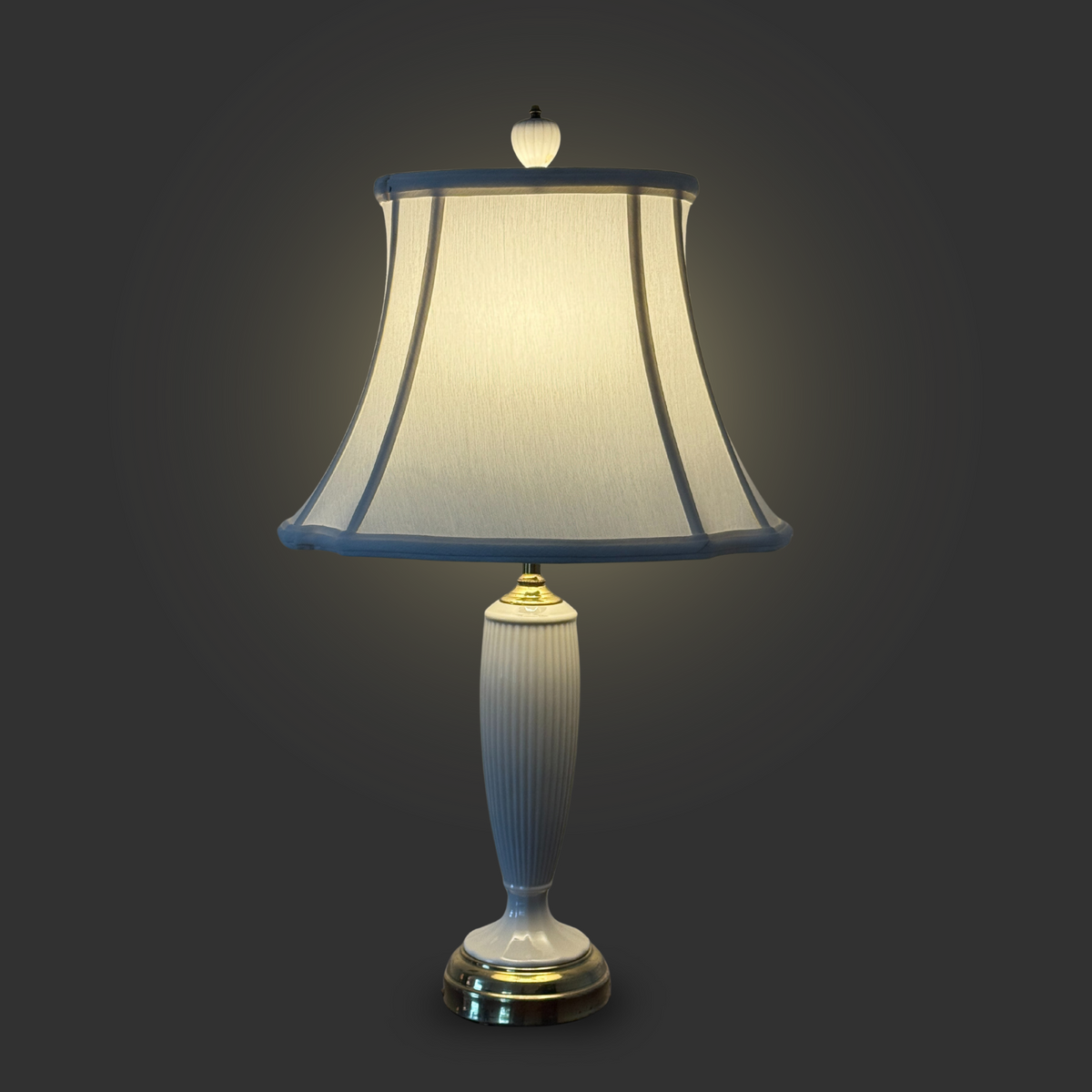 Lenox Porcelain & Brass Petite Table Lamp