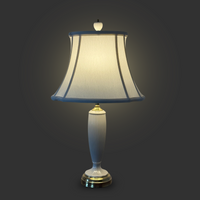 Lenox Porcelain & Brass Petite Table Lamp